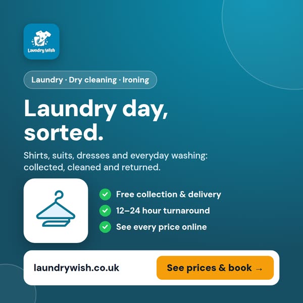 Laundry, dry cleaning & ironing