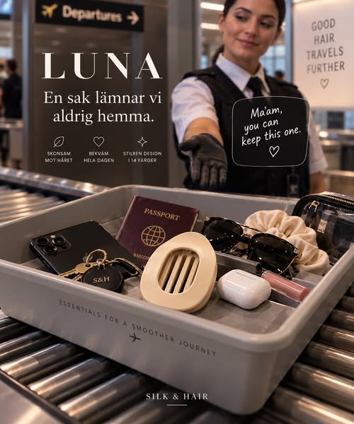 En sak lämnar vi aldrig hemma.