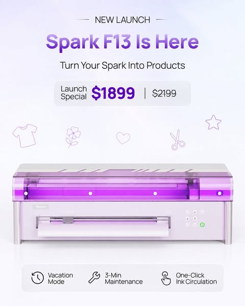 New Spark F13. Built for Your Start.