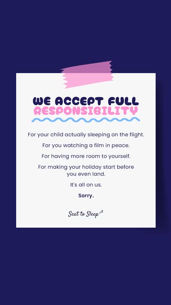 No More Sleepless Flights