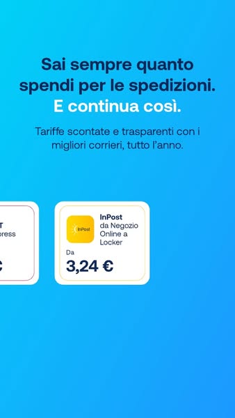 Tariffe di spedizione più competitive
