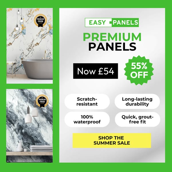 Premium Panels Now Just £54!