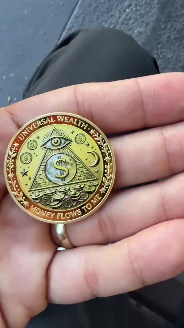 3D Wealth & Prosperity Collectible Coin