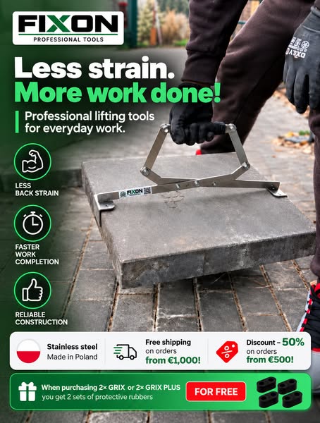 Professional tools for paving stone installation