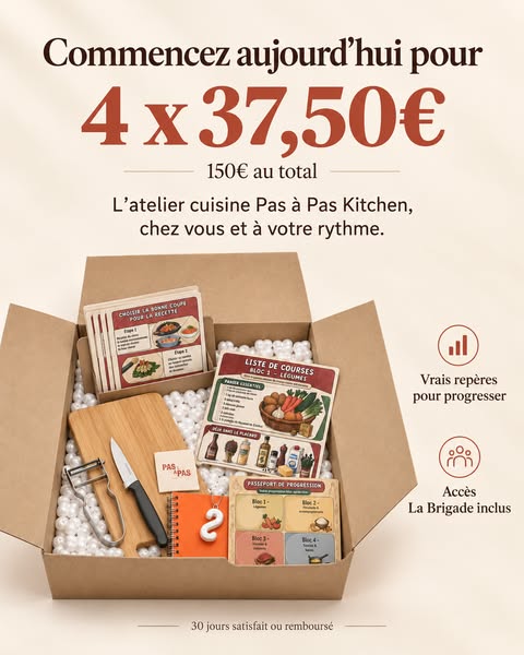 Soyez enfin fier de ce que vous cuisinez.
