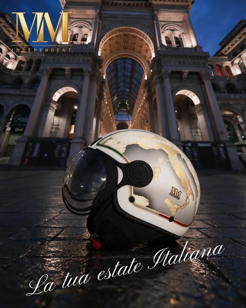 Casco Italia Bianco Orizzonte MM Independent