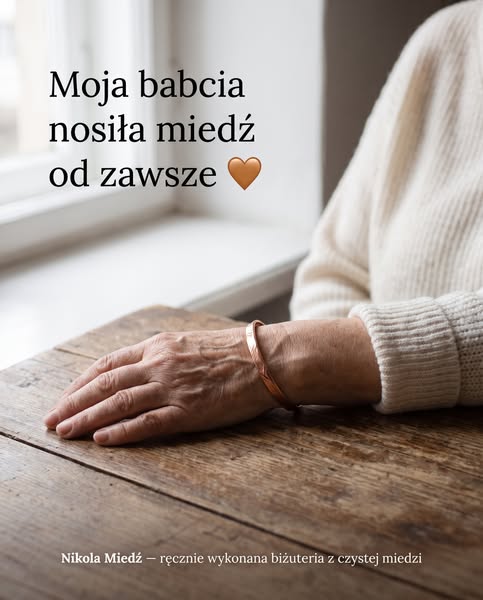Miedź o czystości 99,9% wykonana przeze mnie