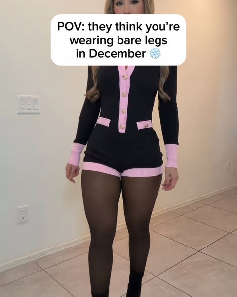 They think I've got bare legs