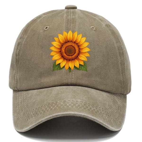 Golden Sunflower Bloom Classic Cap