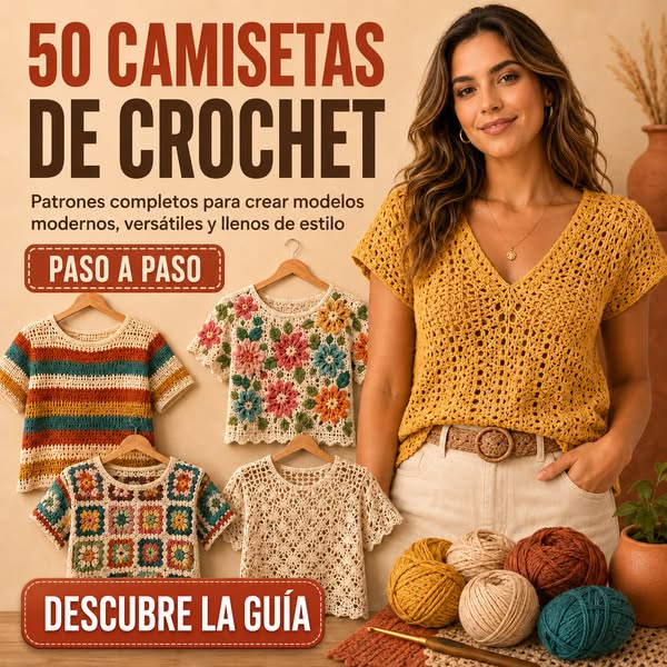 50 Camisetas de Crochet