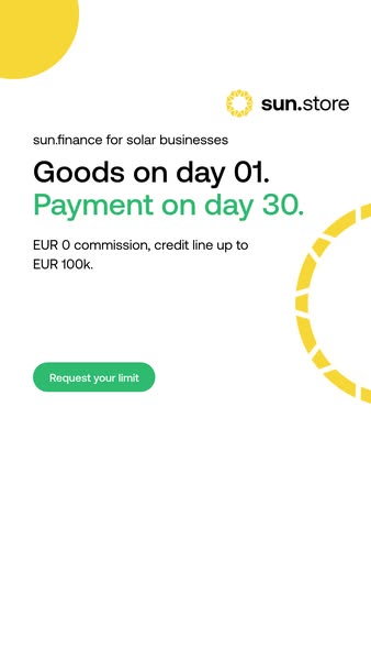 Credit line up to EUR 100k