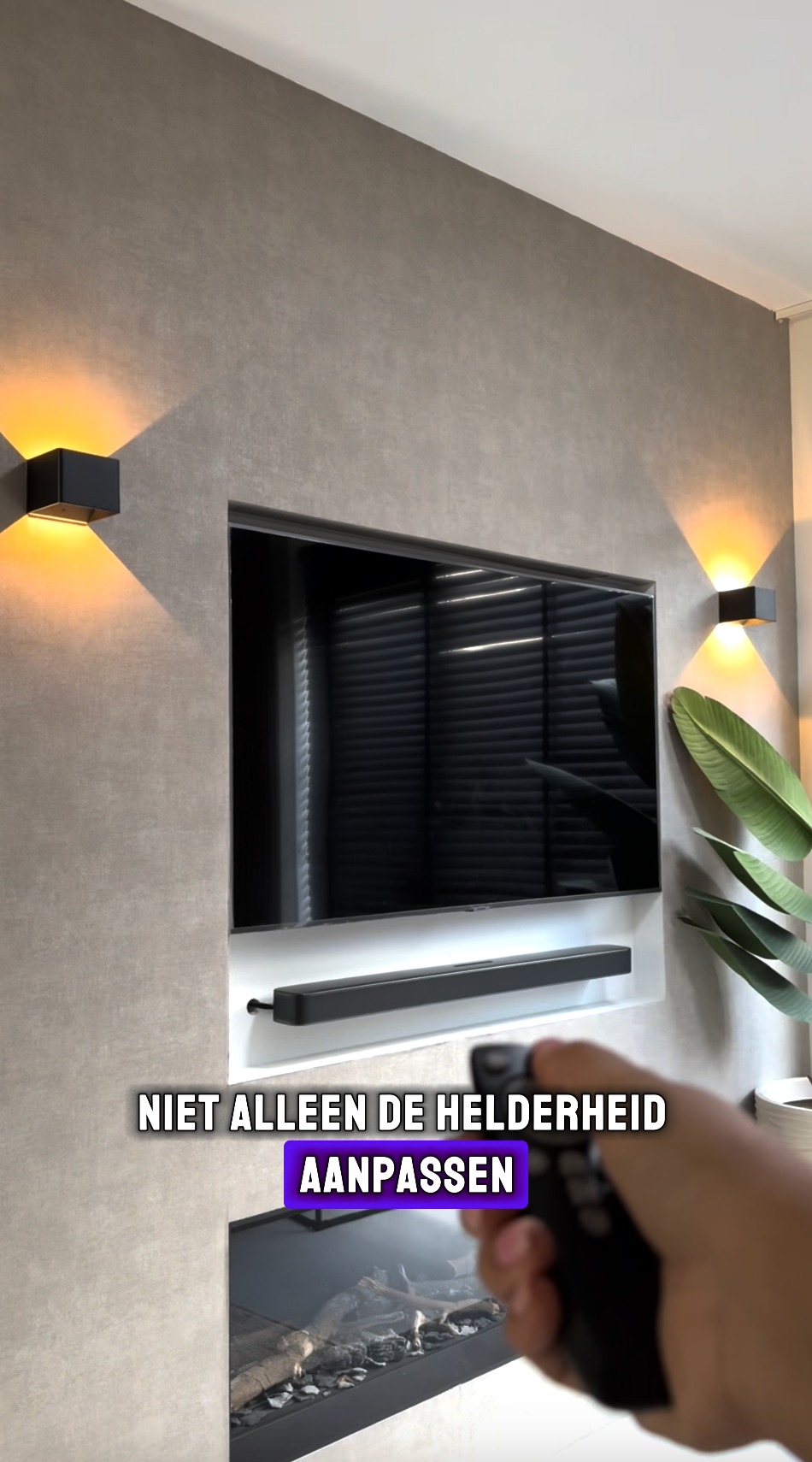 Nieuw! Draadloze Wandlamp met afstandsbediening!