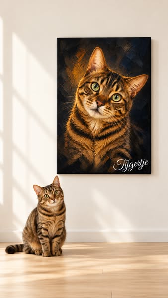 Jouw Kat Verdient Een Eigen Kunstwerk