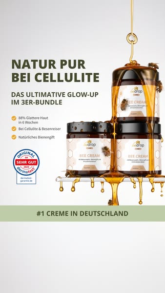 Natürlich glattere Haut mit der Kraft der Biene