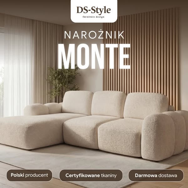Bestseller klientów, narożnik Monte