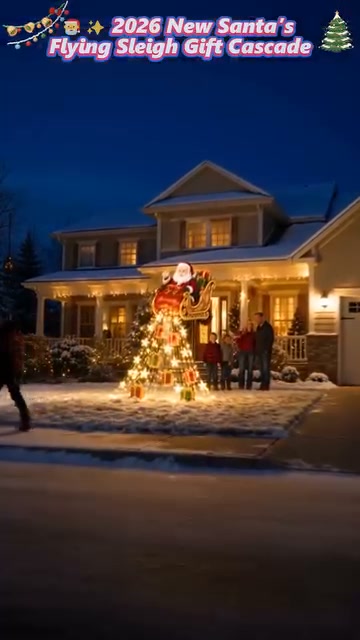 Watch Christmas Magic Fall From Santa’s Sleigh