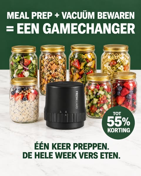 Houd eten tot 3x langer vers