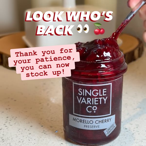 NEW Morello Cherry Preserve