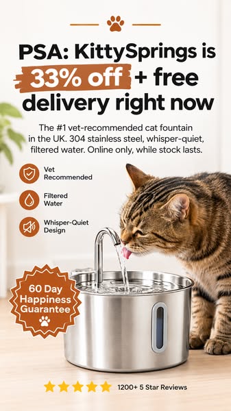 33% Off KittySprings Right Now, While Stock Lasts