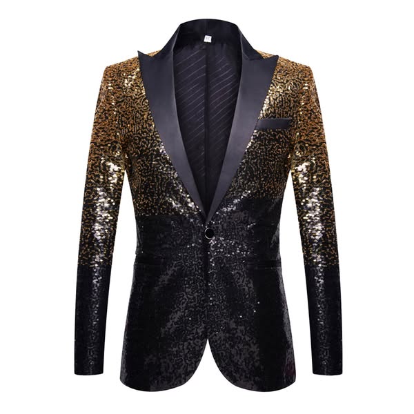 Multicolor Sequins Tuxedo（8 Colors）S8033-1
