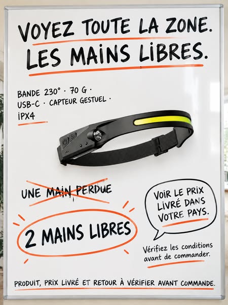 Nyvelight™ – La lampe frontale 230°