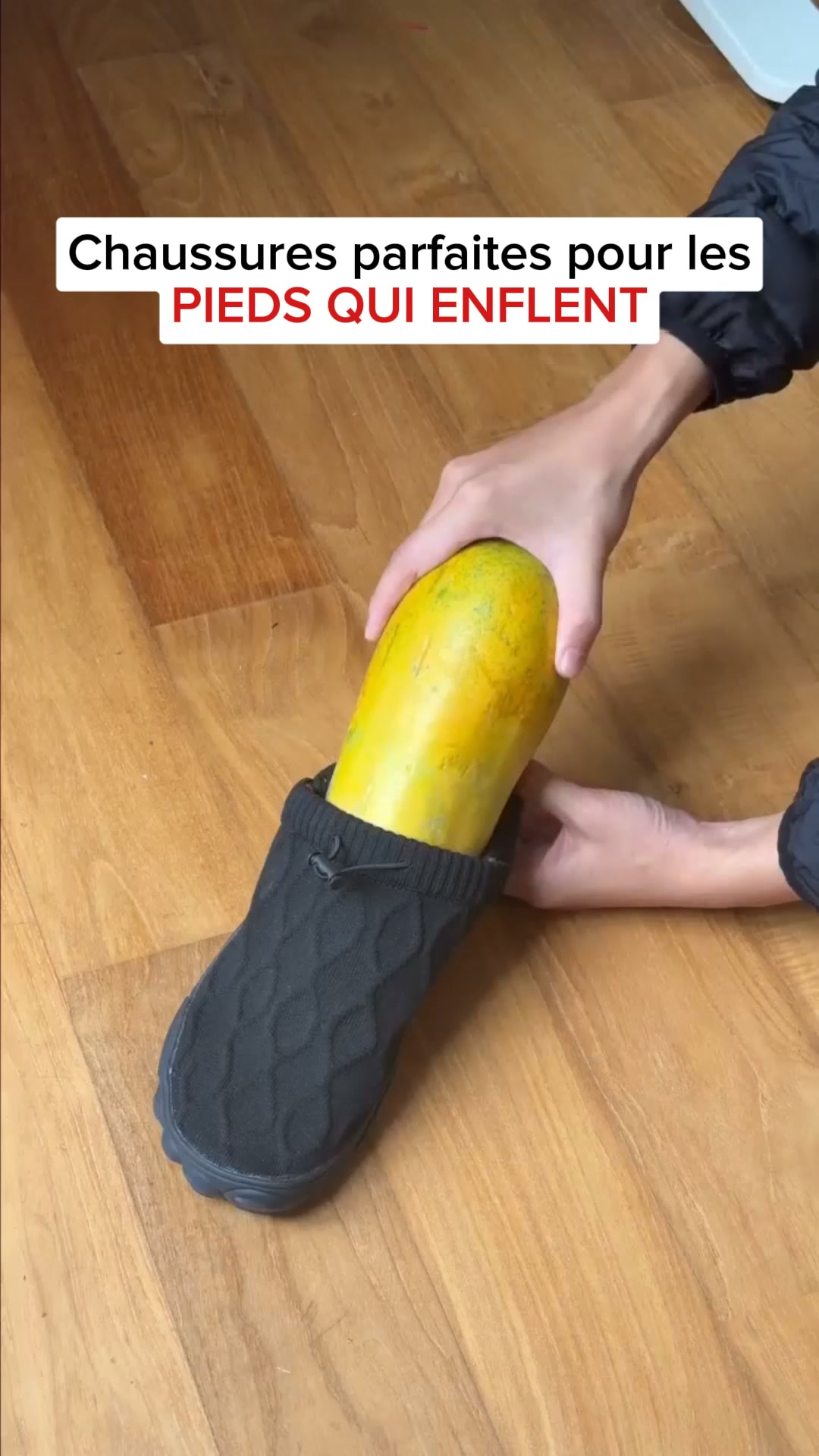 Adieu les pieds gonflés et à l'étroit