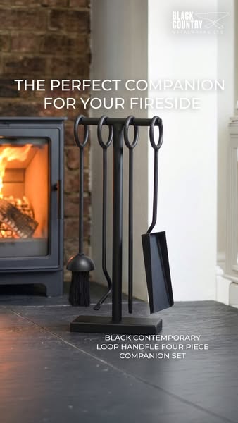 Contemporary 4-Piece Companion Set