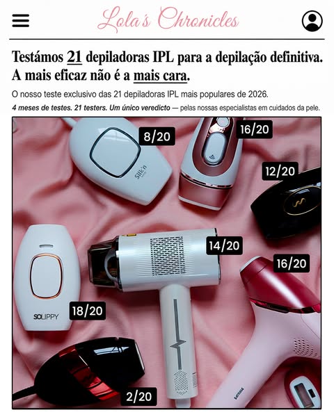 Os 5 melhores dispositivos IPL de depilação em casa em 2026