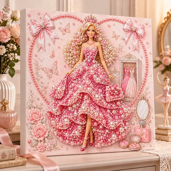 Framed Pearl Painting Kit · Everything Included