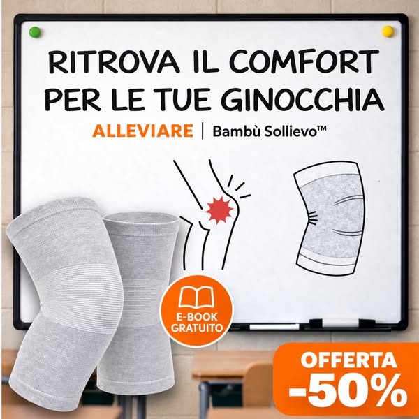 Dai sollievo al tuo ginocchio