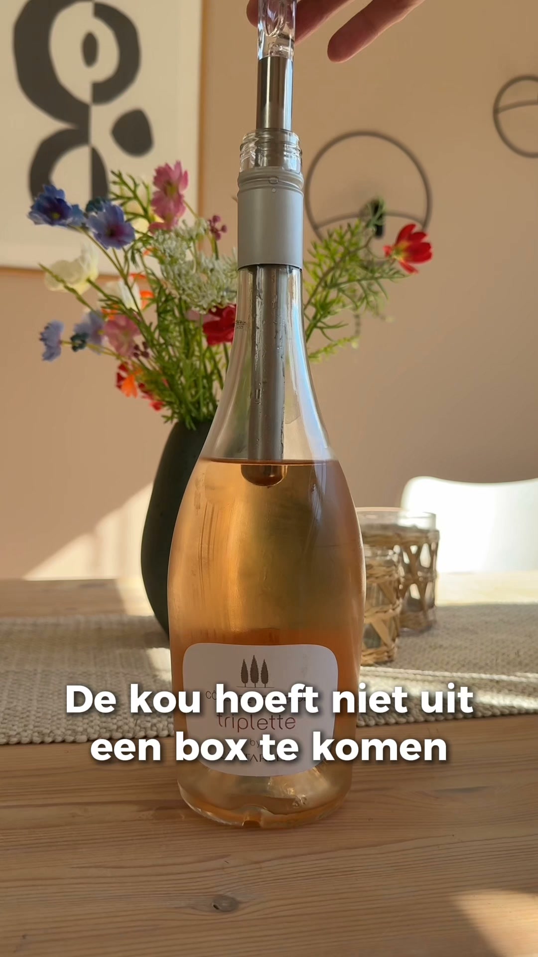 Laat de box staan, neem de kou mee