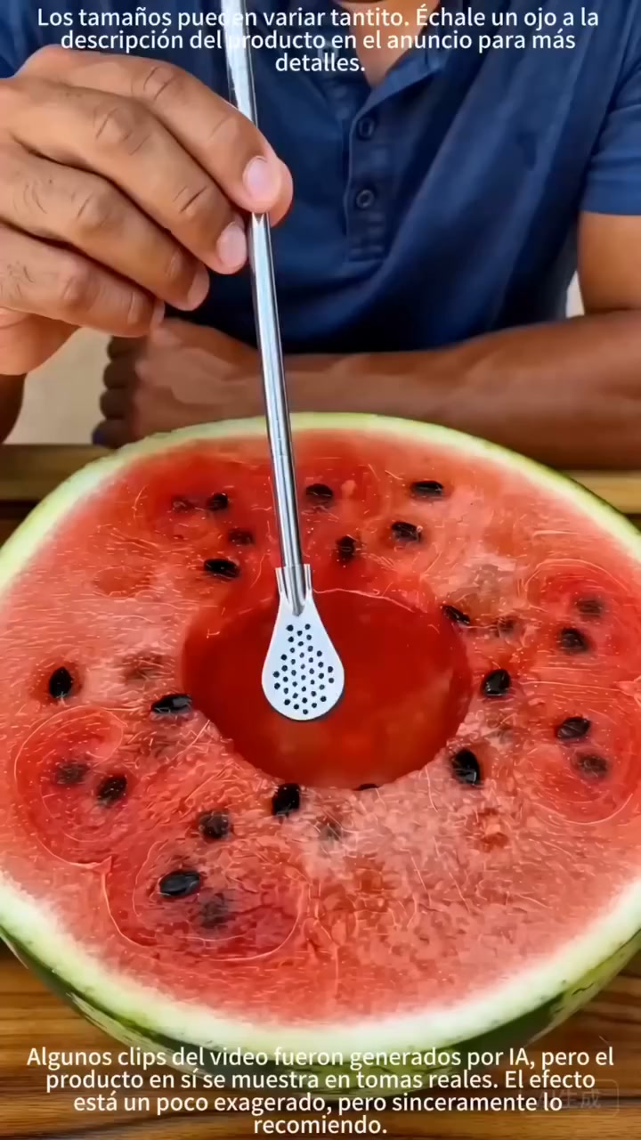 Sip It. Scoop It. Strain It. 2-in-1 Steel Straw Spoon