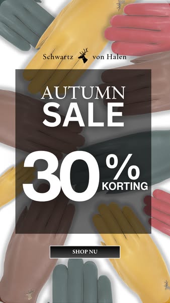 Herfstsale, tot 30% korting