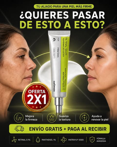 El retinol necesita 2 pasos. Este solo 1.