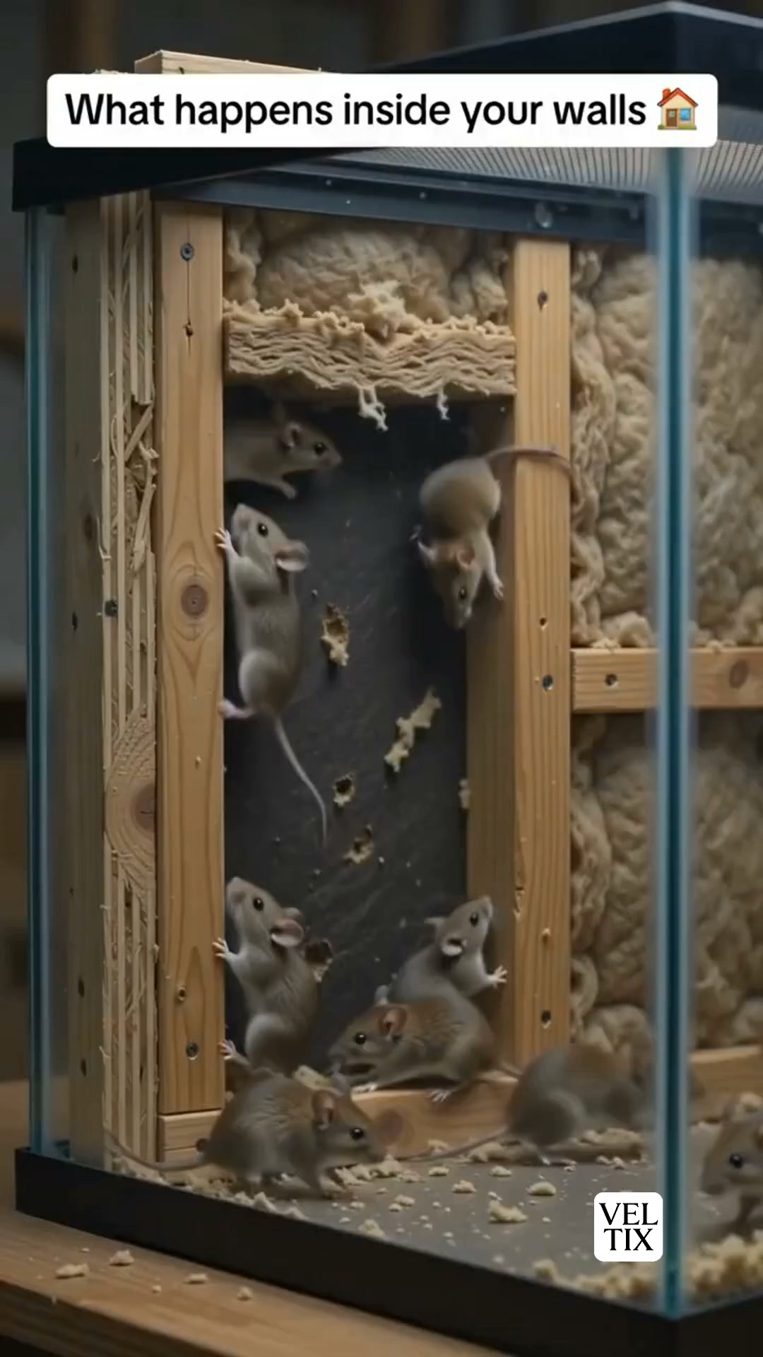 Watch How Veltix Forces Mice Out In 48 Hours