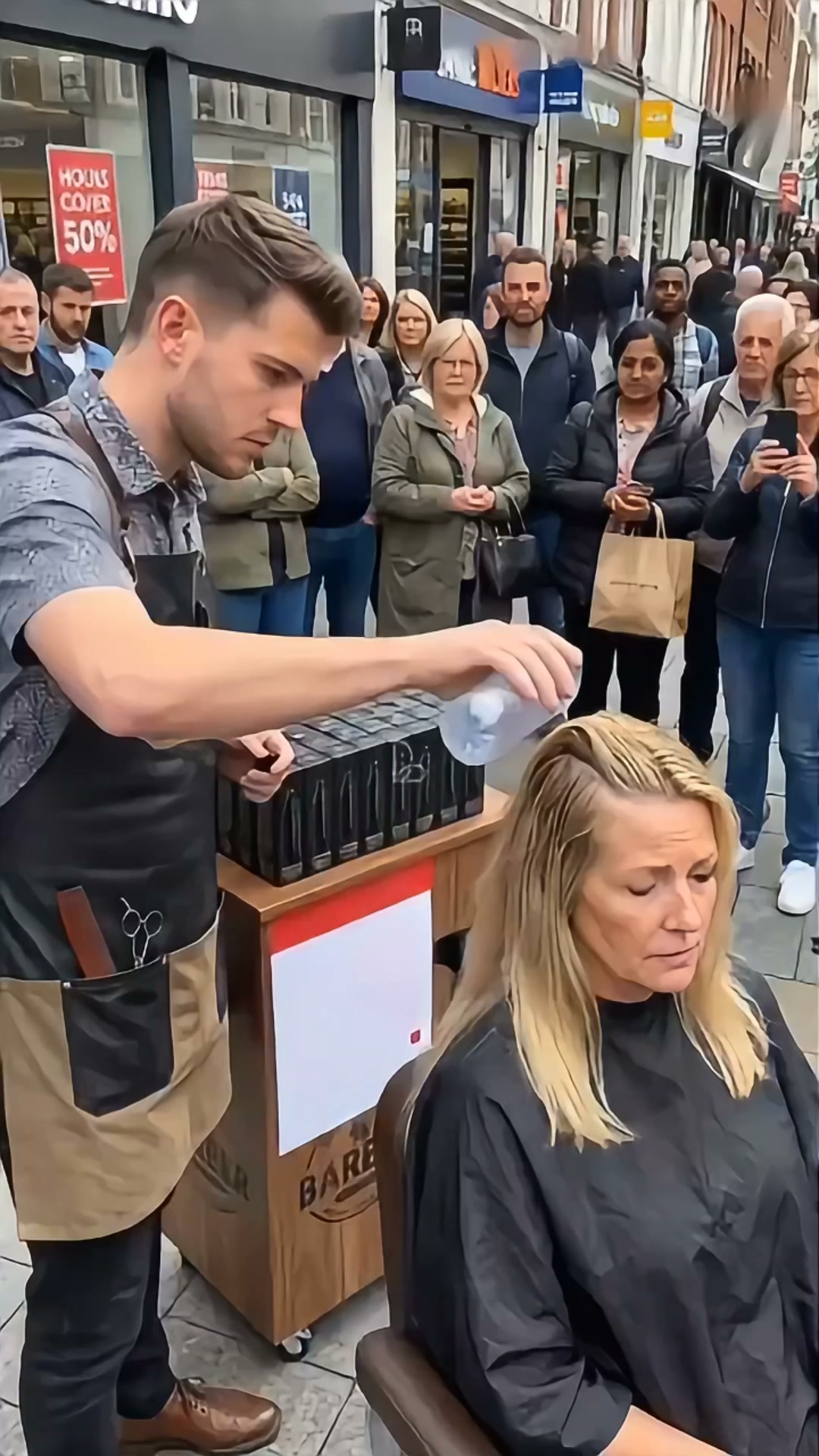 Spray volumisant parfum pêche pour cheveux fins