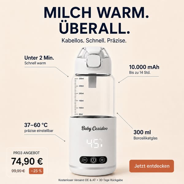 Warm. Kabellos. Überall.