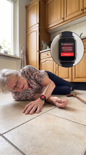 Horloge met valdetectie - zonder abonnement