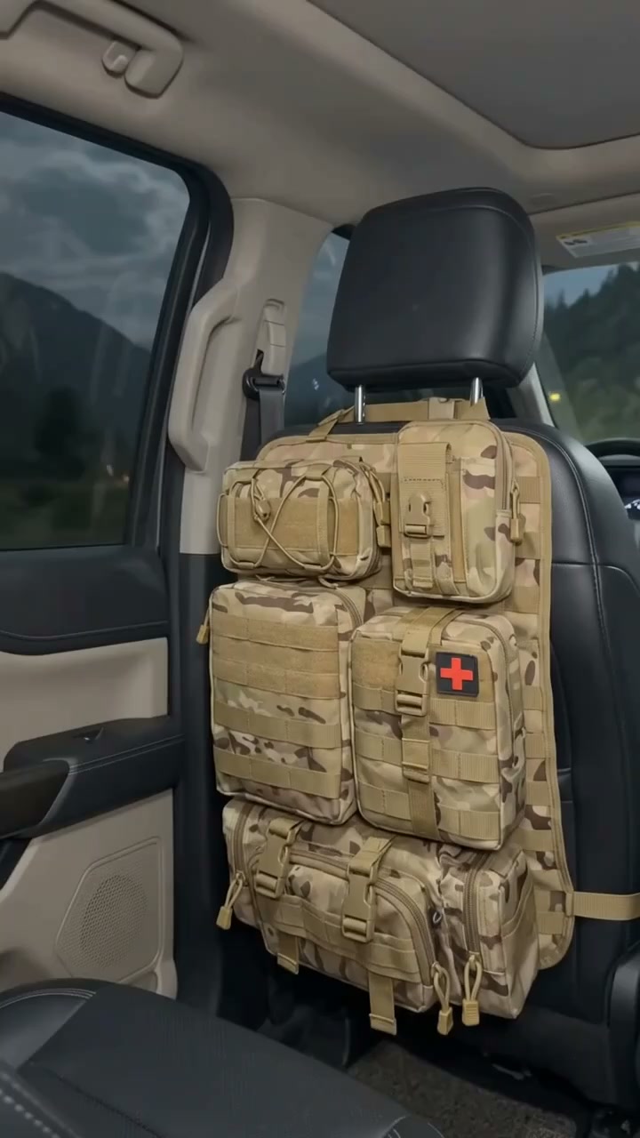 Durable 600D Nylon Seat Organizer