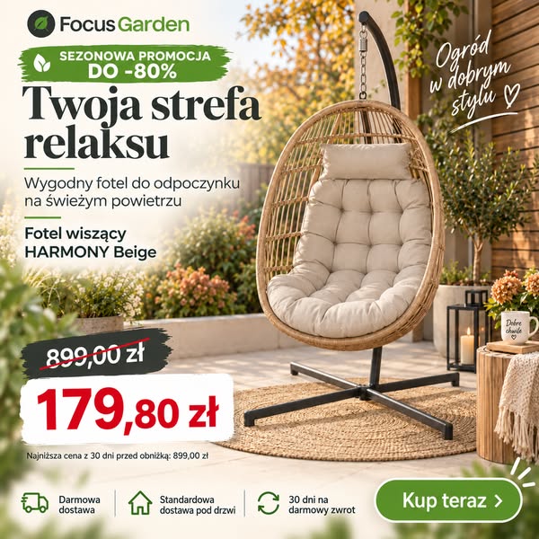 Twój ogród w lepszej cenie — do -80%