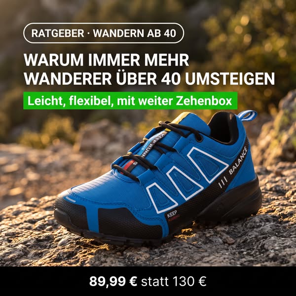 Sorgenfrei laufen, den ganzen Tag