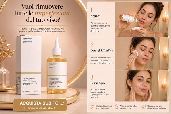 DermaGlyc 7™ Soluzione Tonificante all'Acido Glicolico 7%