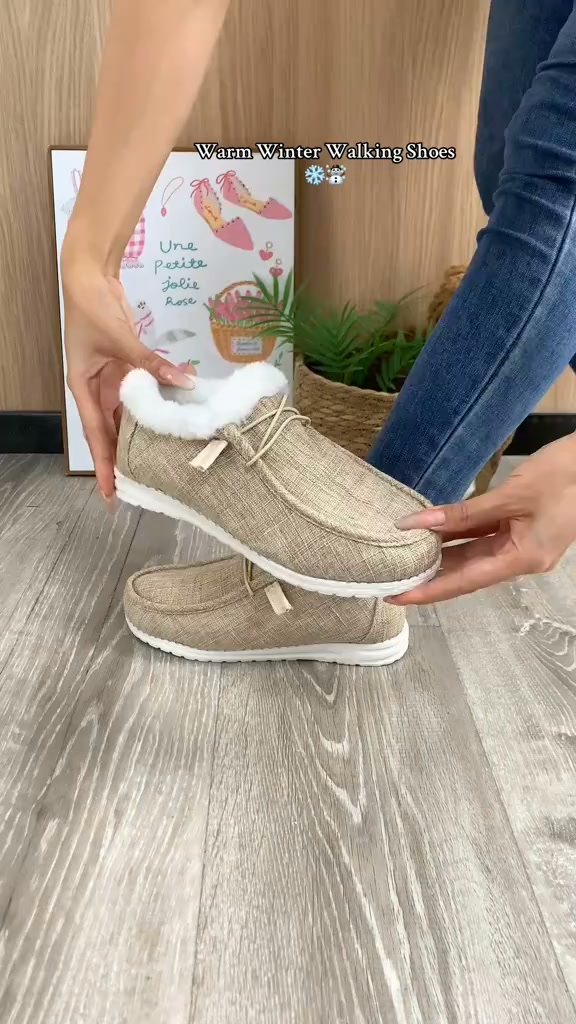 Cozy Winter Walking Shoes