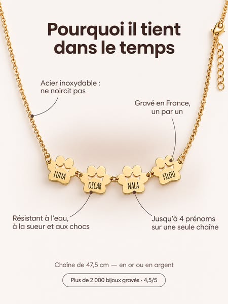 Porte-le avec toi. Partout. Pour toujours.