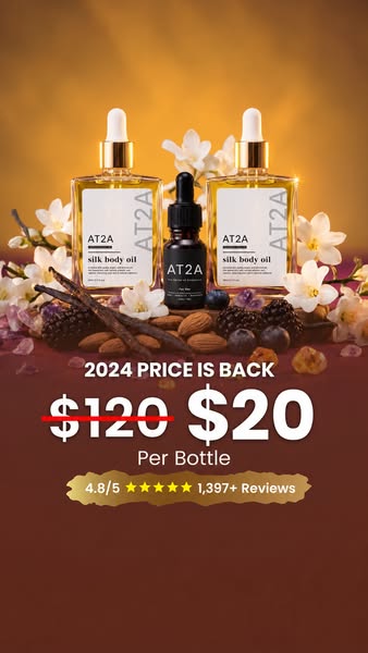 AT2A Silk Body Oil
