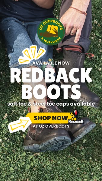 Durable Farming Redback Boots