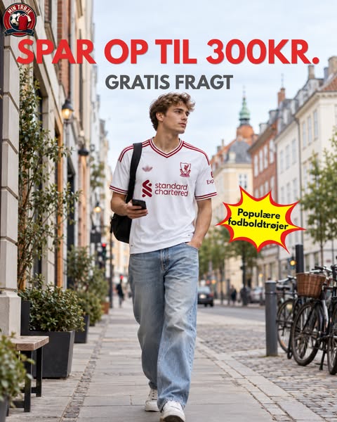 Spar op til 300kr på fodboldtrøjer