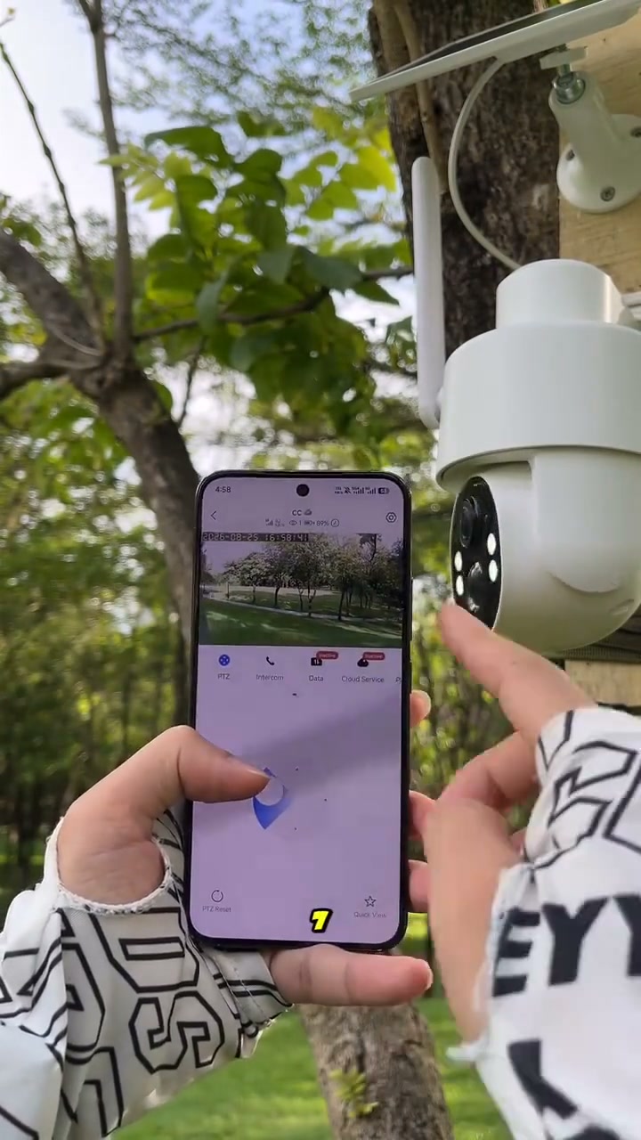 A "security camera" that doesn't need electricity.