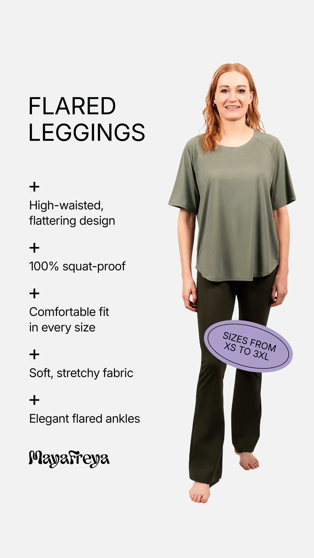 Maya Freya Flared Leggings – Simply Better
