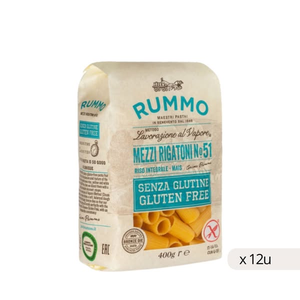 Mezzi Rigatoni SEM Glúten nº 51, 400g